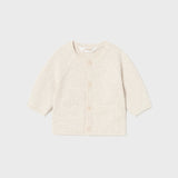 Warmer Baumwoll-Trikot-Cardigan für Neugeborene MAYORAL 2301