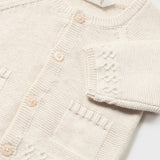 Warmer Baumwoll-Trikot-Cardigan für Neugeborene MAYORAL 2301