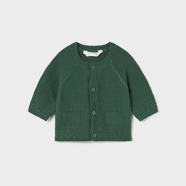 Warmer Baumwoll-Trikot-Cardigan für Neugeborene MAYORAL 2301