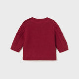 Warmer Baumwollpullover mit Zöpfen für Neugeborene MAYORAL 2306