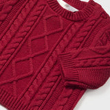 Warmer Baumwollpullover mit Zöpfen für Neugeborene MAYORAL 2306