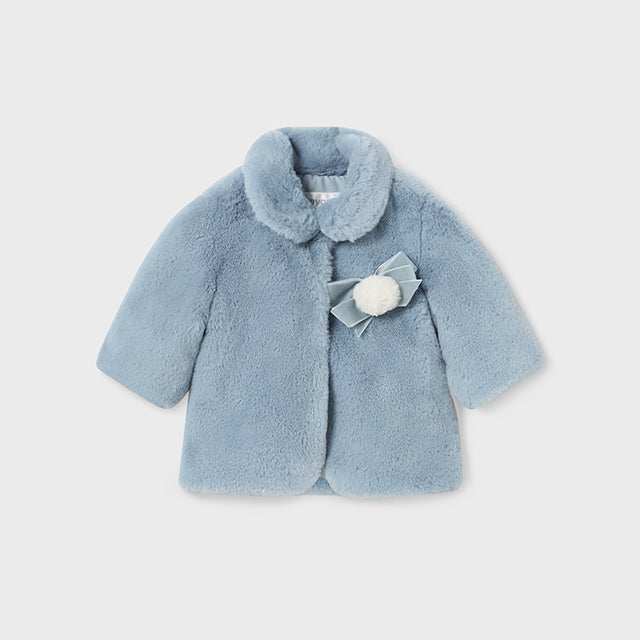 Pellicciotto Svasato Panna Neonata MAYORAL 2405