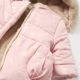 Giubbotto Con Cappuccio Reversibile In Ecopelliccia Neonata MAYORAL 2407