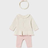 Completo Tre Pezzi In Caldo Cotone Neonata MAYORAL 2743