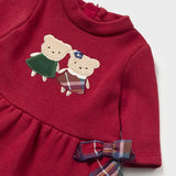 Warmes, langärmliges Kleid aus Baumwolle für Babymädchen MAYORAL 2863