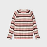 Gerippter Rollkragenpullover aus warmer, mehrfarbiger Baumwolle für Mädchen MAYORAL 4002