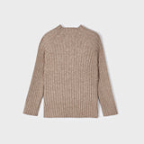 Gerippter Rollkragenpullover aus warmer, mehrfarbiger Baumwolle für Mädchen MAYORAL 4002