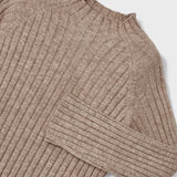 Gerippter Rollkragenpullover aus warmer, mehrfarbiger Baumwolle für Mädchen MAYORAL 4002