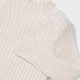 Gerippter Rollkragenpullover aus warmer, mehrfarbiger Baumwolle für Mädchen MAYORAL 4002