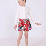 Langärmeliges Baumwollhemd in Smoke Point für Mädchen MAYORAL 4195