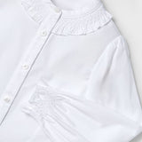 Langärmeliges Baumwollhemd in Smoke Point für Mädchen MAYORAL 4195