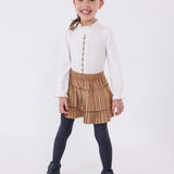 Blusa manica Lunga In Cotone Con Ricami Bambina MAYORAL 4196