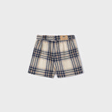 Mädchen-Shorts aus kariertem Stoff MAYORAL 4214