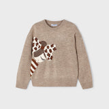 Maglioncino Lurex Ricamato Bambina MAYORAL 4303