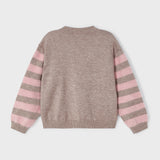 Maglione Con Intarsi In Pelliccetta Bambina MAYORAL 4306