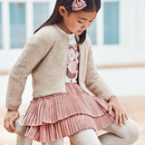 Pelz-Cardigan mit Reißverschluss für Mädchen MAYORAL 4308