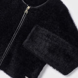 Pelz-Cardigan mit Reißverschluss für Mädchen MAYORAL 4308