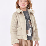 Wendemantel aus Öko-Schaffell für Mädchen MAYORAL 4414