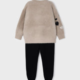 Trikotset mit warmen Baumwollleggings für Mädchen MAYORL 4509 