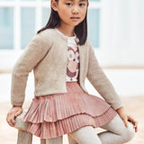 Faltenrock aus Wildleder für Mädchen MAYORAL 4903