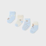 Set mit 4 warmen Socken aus Bio-Baumwolle für Neugeborene MAYORAL 9653