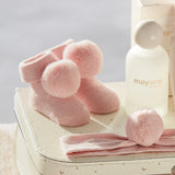 Set Calzini E Fascia Con Pom Pon In Caldo Cotone Neonata MAYORAL 9657