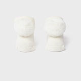 Set Calzini E Fascia Con Pom Pon In Caldo Cotone Neonata MAYORAL 9657