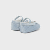 Ballerina-Kinderbettschuhe aus Samt für Mädchen MAYORAL 9689