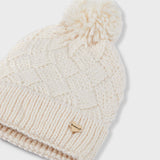 Mütze mit Bommel aus Wollmischung für Mädchen MAYORAL 10602