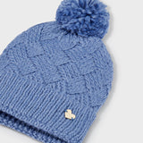 Mütze mit Bommel aus Wollmischung für Mädchen MAYORAL 10602