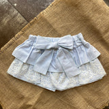 Short Skirt Light Blue With Flounces Girl Phi Clothing 22007