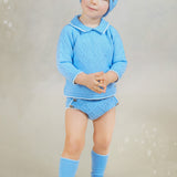 Completo 2 Pezzi Con Culotte E Maglioncino In Acrilico Neonato RAHIGO 25287