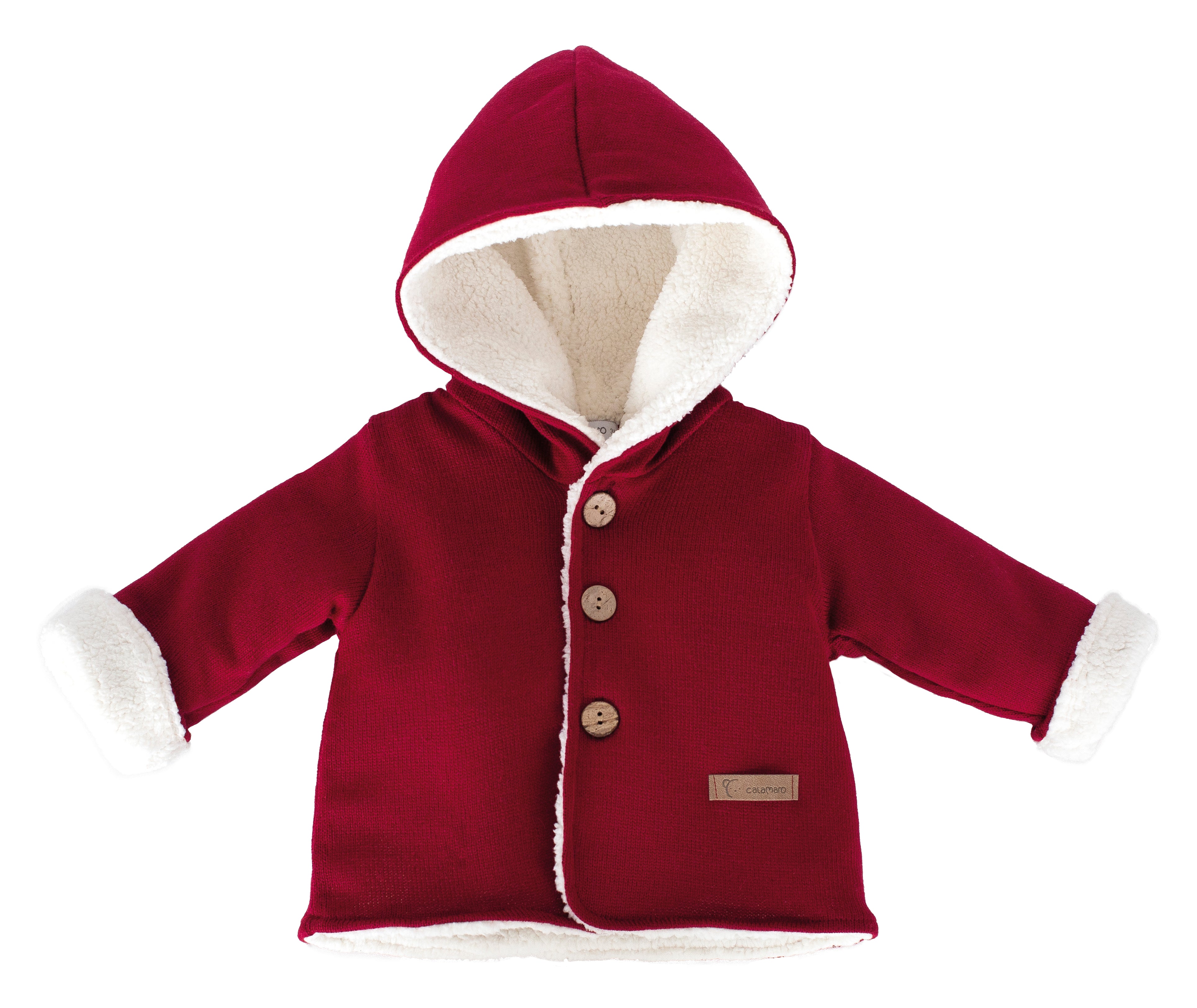 Cappotto Con Cappuccio in Lana Neonato/a CALAMARO 14006