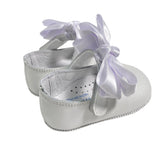Ballerina Culla in Pelle con Fiocco Neonata 339S