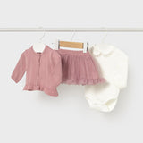 Completo 3 Pezzi In Caldo Cotone Neonata MAYORAL 2830
