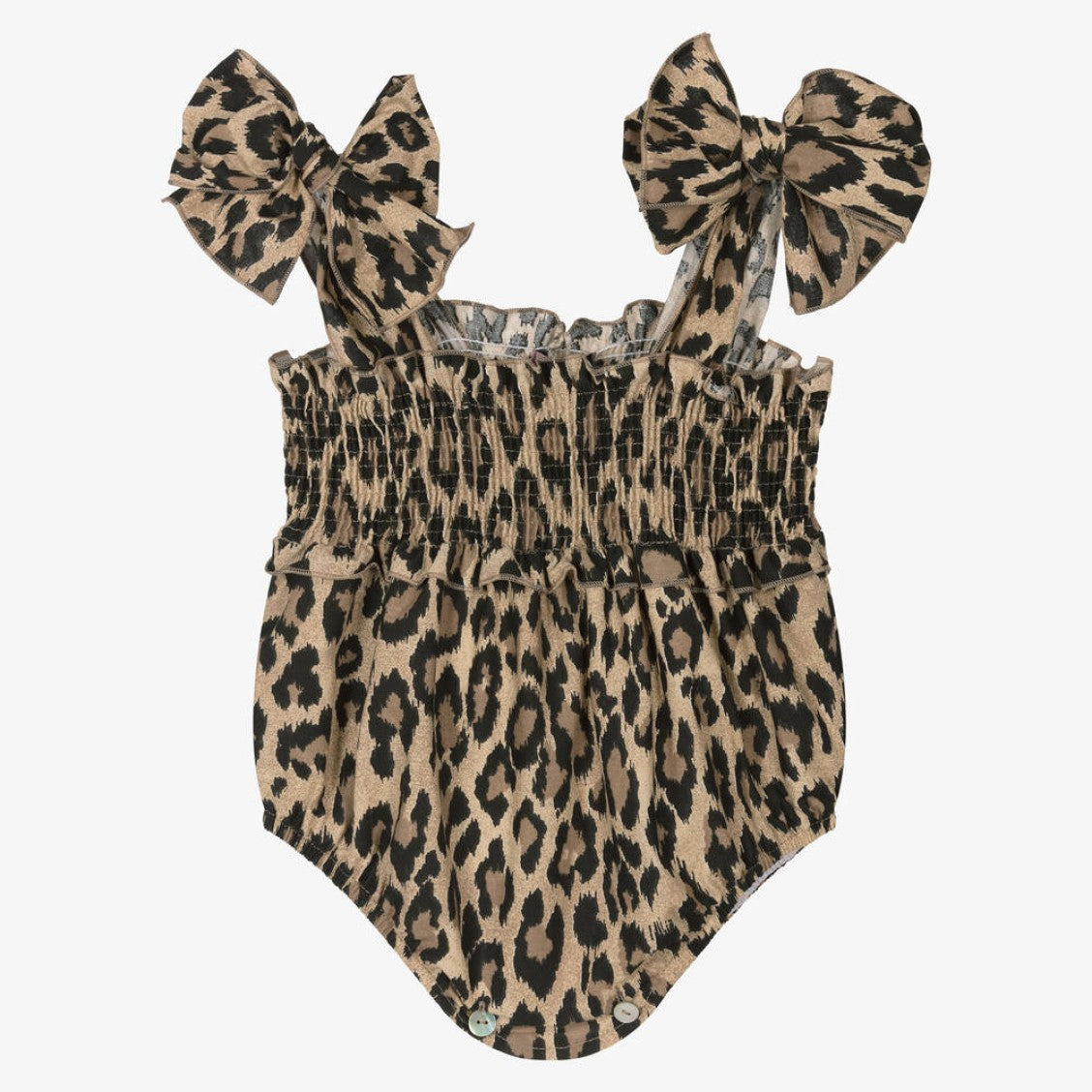 Pagliaccetto Smanicato Fantasia Leopardata Neonata PHY CLOTHING 25224