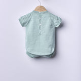 Pagliaccetto Corto Lavorato A Maglia In Cotone Biologico Neonato/a WEDOBLE 02305B