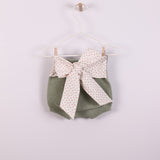 Completo Culotte E Cardigan In Cotone Biologico Neonata WEDOBLE 06331B