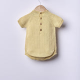 Pagliaccetto Corto Traforato In Cotone Biologico Neonato/a WEDOBLE 07305A