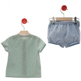 Completo Con Bermuda E Camicia Neonato DEL SUR 0275