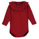 Body In Caldo Cotone Con Collo Rouche Neonata CALAMARO 19125