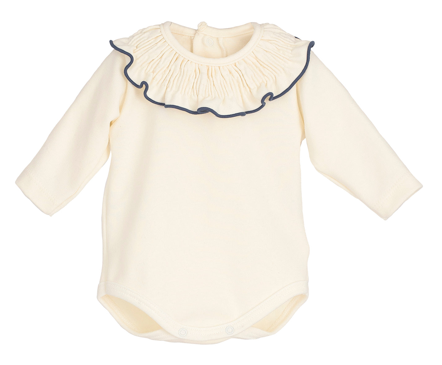 Body Con Collo Rouche In Caldo Cotone Neonata CALAMARO 19128