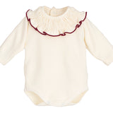 Body Con Collo Rouche In Caldo Cotone Neonata CALAMARO 19128