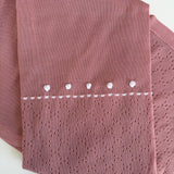 Coperta Scialle In Filo Di Cotone Traforata Con Roselline Neonata BEBE' MARGO' B093CO