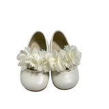 Scarpe Modello Ballerina Con Fiori In Pelle Bambina PANYNO B3402