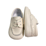 Scarpe Da Culla in Pelle Con Lacci Neonato INDICE 1656