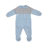 Einteiler aus 100 % Merinowolle für Neugeborene WEDOBLE I2302346A