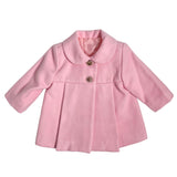 Ausgestellter Stoffmantel mit Rundkragen für Babymädchen DEL SUR 3991S