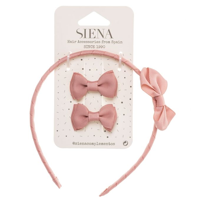 Set Di 2 Fermagli Con Cerchietto Bambina SIENA 7439