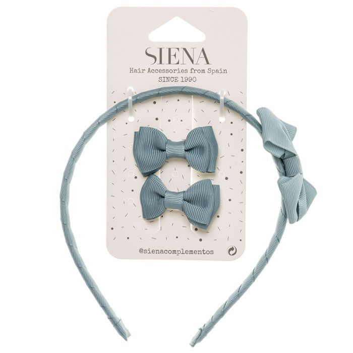 Set Di 2 Fermagli Con Cerchietto Bambina SIENA 7439